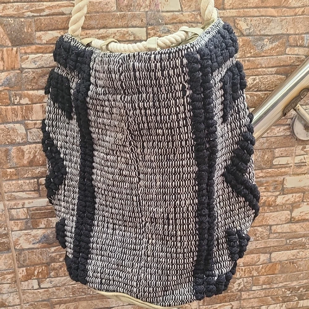 Elegant Black and Gray Women's Backpack
